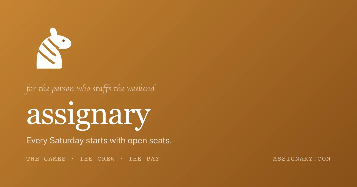 assignary — Officiating Engine (Beta)